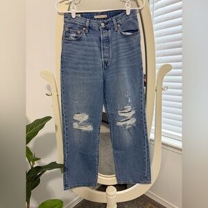 Levi’s Ribcage straight ankle